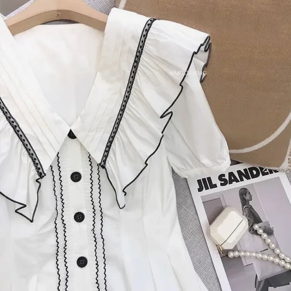 Never Worn. Harajuku Cute White Dress - Picture 3 of 4